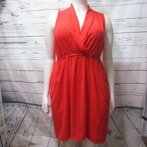 Maurices Orange Tie Back Dress